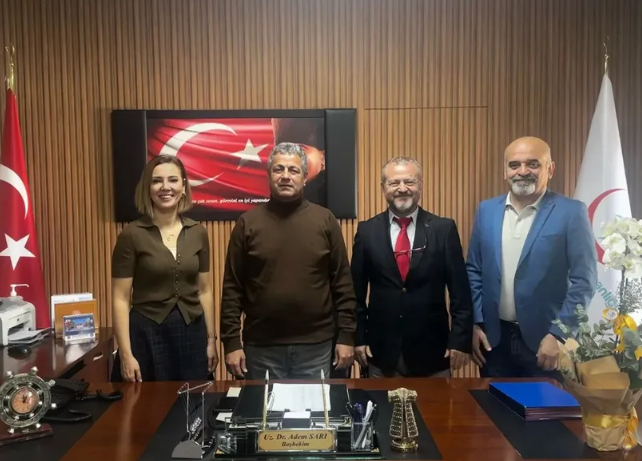 14 Mart Tıp Haftası etkinlikleri kapsamında İskenderun Devlet Hastanesi başhekimi Dr. Adem SARI, Başhekim yardımcıları Dr. Okan UYSAL, Dr. Ergün KAYA, Dr. Müge ELARSLAN KARA ve değerli meslektaşlarımı