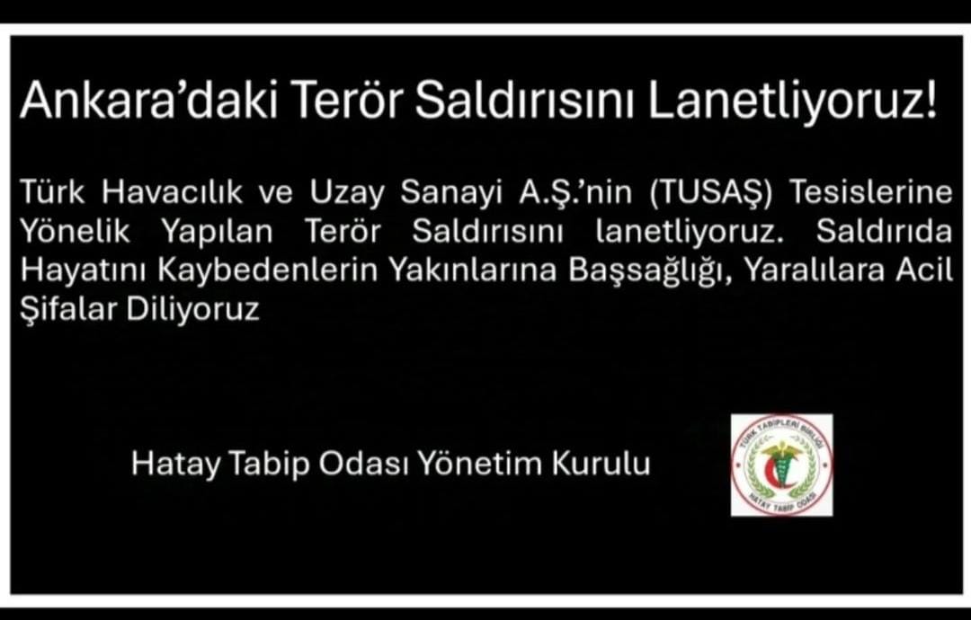 Ankara'daki Terör Saldırısını Lanetliyoruz!