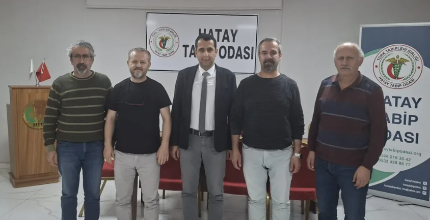 Defne İlçe Sağlık Müdürü Doktor Sayın Coşkun CÜCE Odamızı Ziyaret Etti