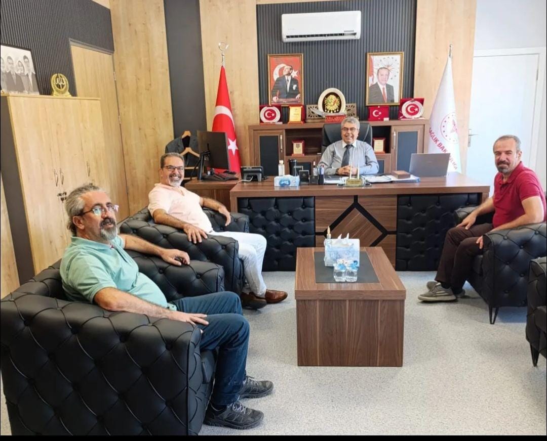 Hatay Tabip Odası olarak Yeni Atanan İl Sağlık Müdürü Sayın Sıtkı Sönmez hayırlı olsun ziyaretinde bulunduk.