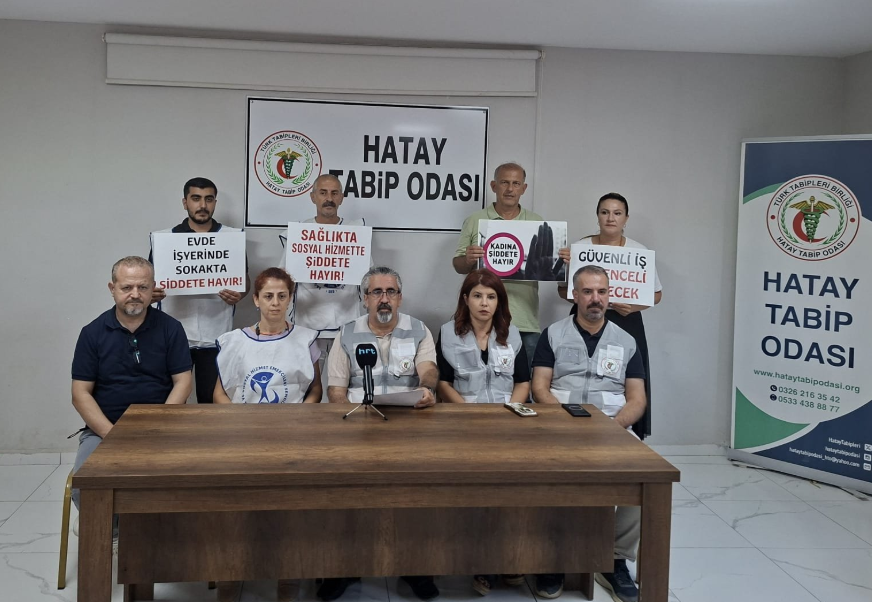 Sağlıkta ve yaşamın hiç bir alanında şiddete alışmayacağız. 